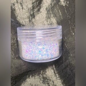 Iridescent Aurora Nail Flakes Chunky Glitter Mix – Mermaid Nail Art Pigment Pot